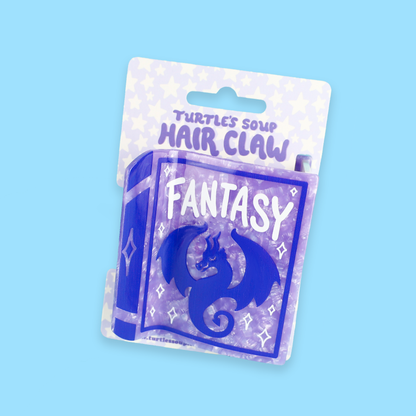 Fantasy Book Claw Clip