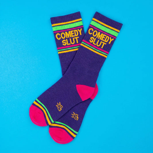 Comedy Slut Retro Crew Socks