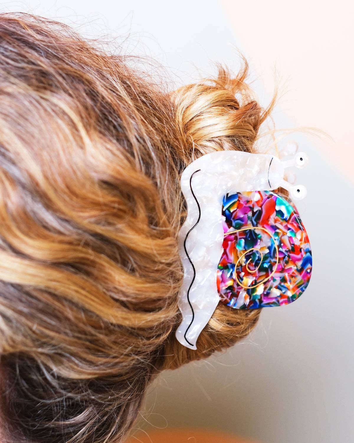 Happy Snail Hair Claw Clip