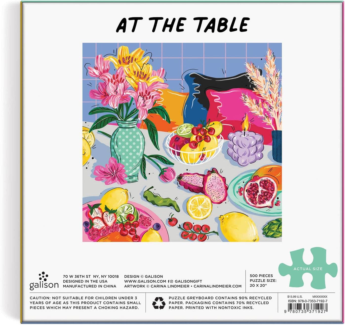 At the Table 500 Piece Puzzle