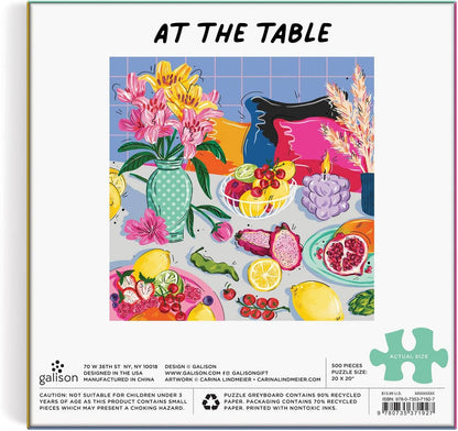 At the Table 500 Piece Puzzle