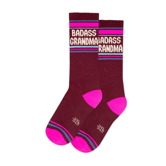 Badass Grandma Retro Crew Socks