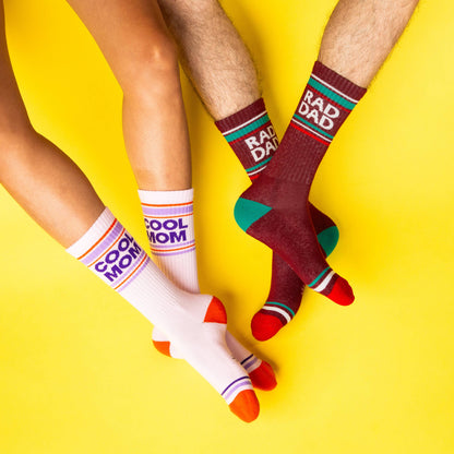 Rad Dad Retro Crew Socks