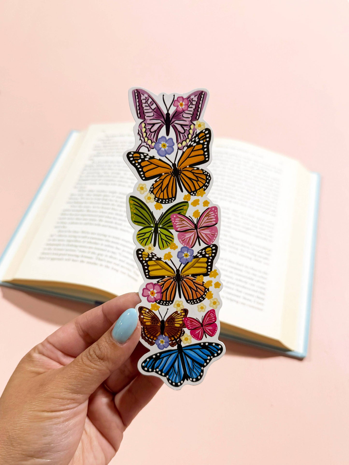 Butterflies Die Cut Bookmark