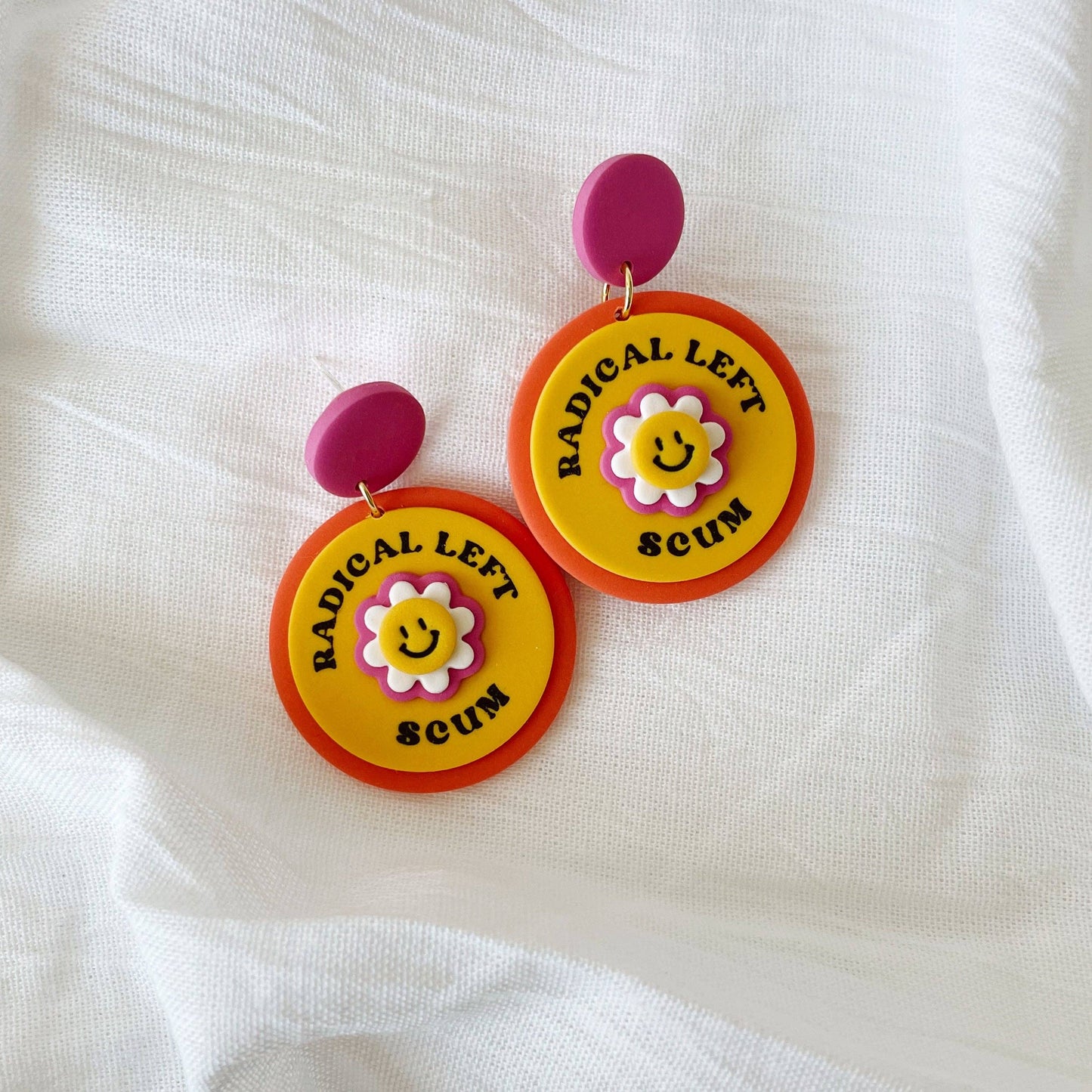 Radical Left Scum Earrings