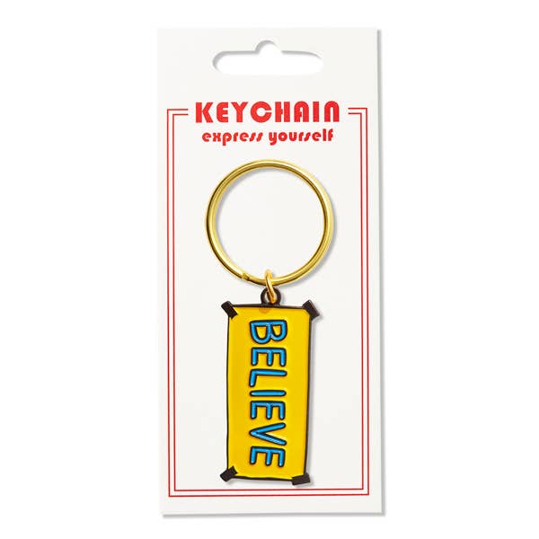 Ted Lasso Believe Keychain