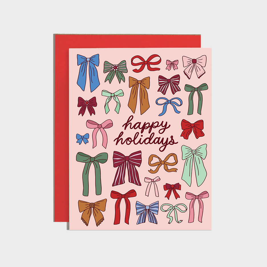 Bows Holiday Card