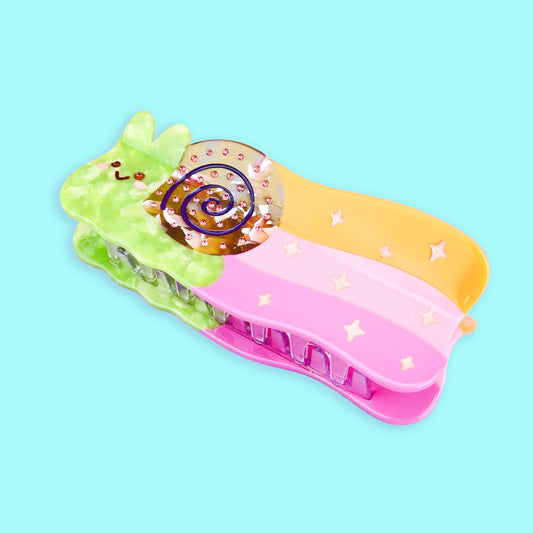 Rainbow Snail Hair Claw
