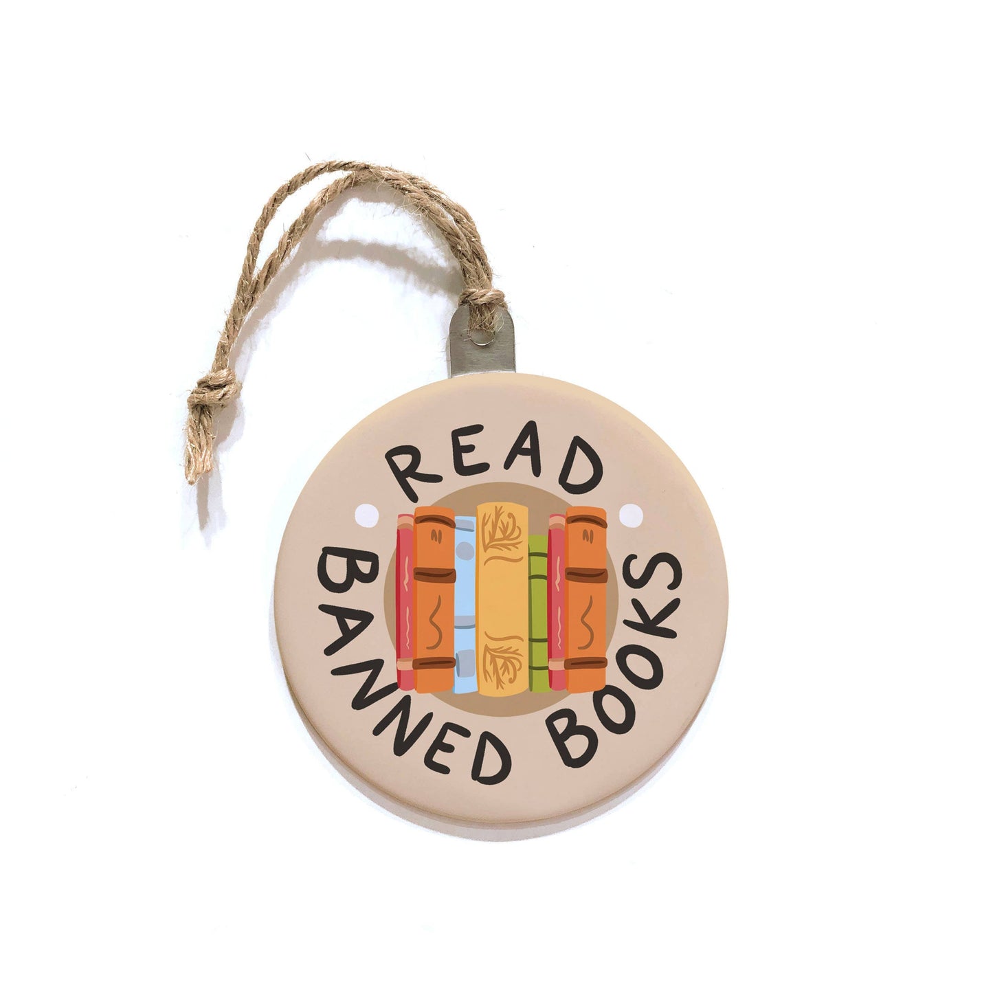 Read Banned Books Ornament