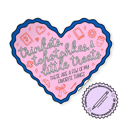 Trinkets, Tchotchkes, and Little Treats Heart Sticker