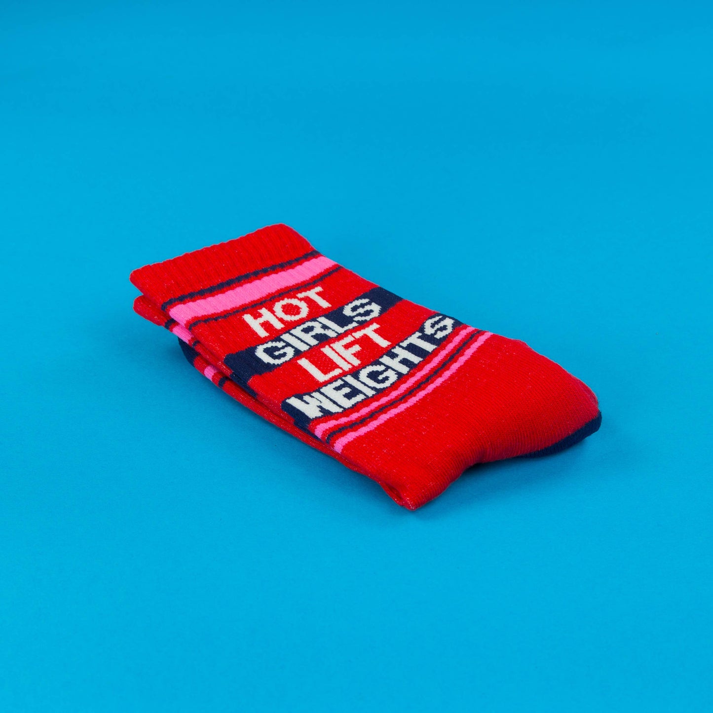 Hot Girls Lift Weights Retro Crew Socks