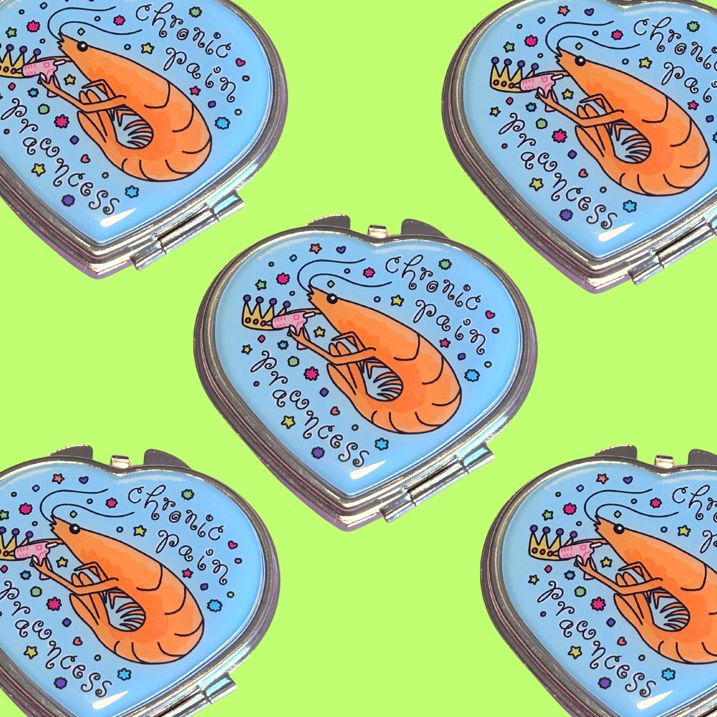 Chronic Pain Prawncess Pill Case