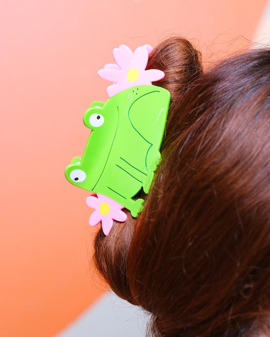 Princess Frog Claw Clip
