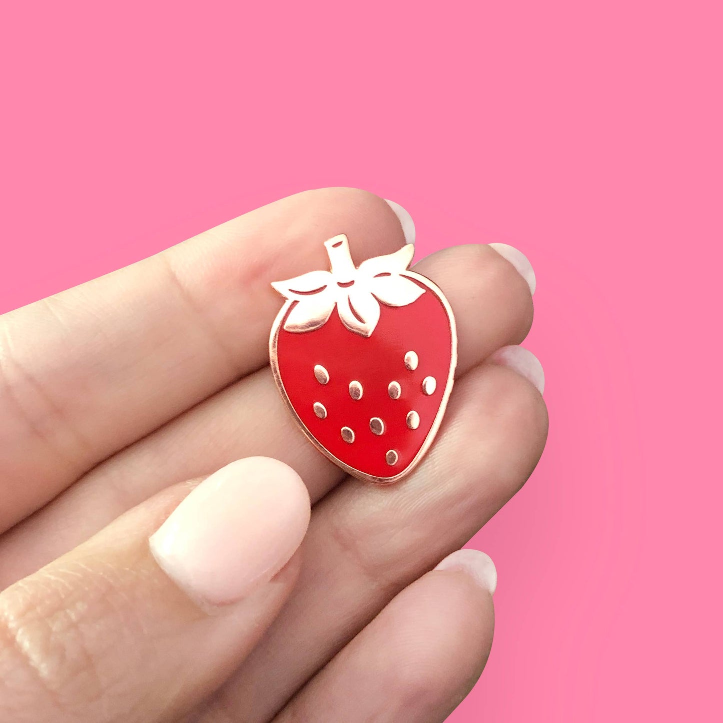 Sweet Summer Strawberry Pin