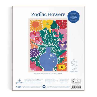 Zodiac Flowers 1000 Piece Puzzle