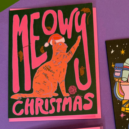 Meowy Christmas Card