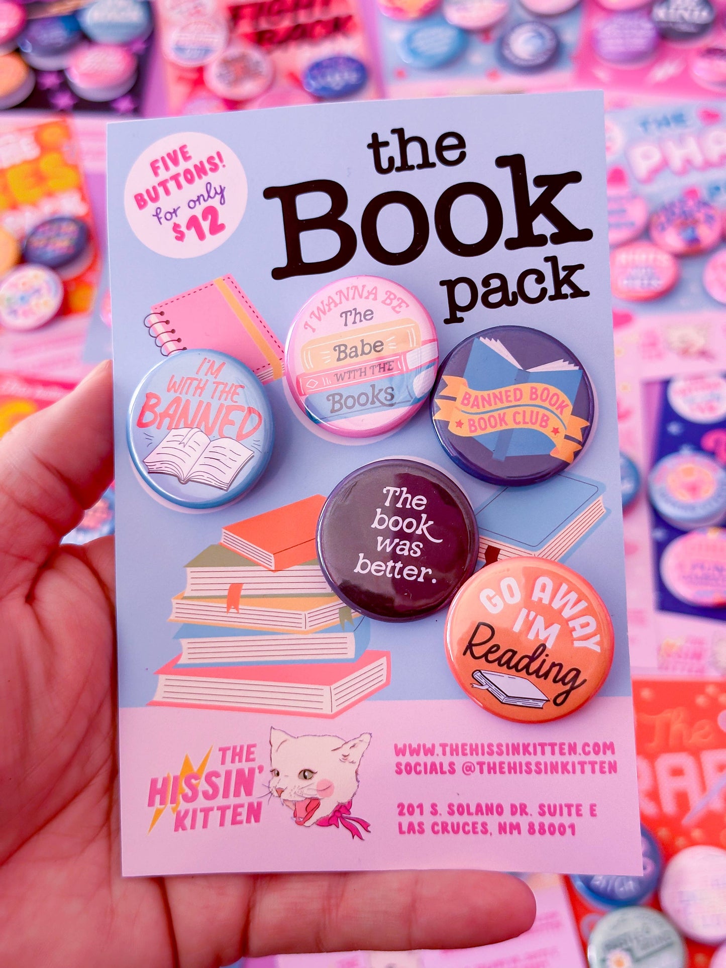 The Book Pack (Buttons)