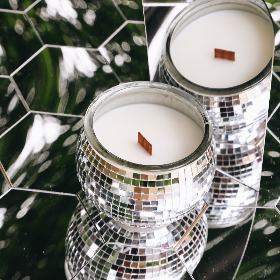 Disco Ball Candle (grapefruit • blood orange • amber)