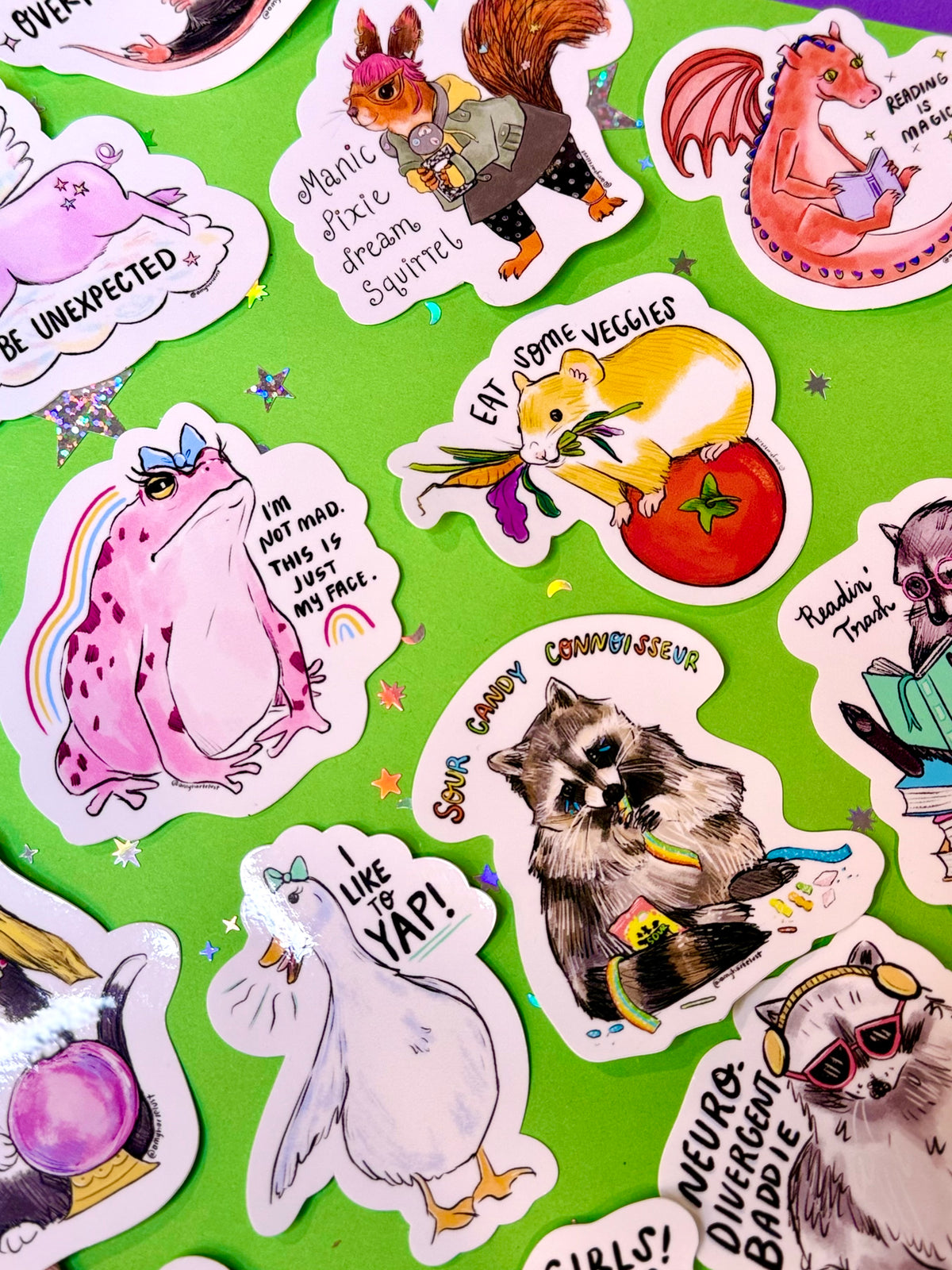 Reading Is Magical Dragon Sticker
