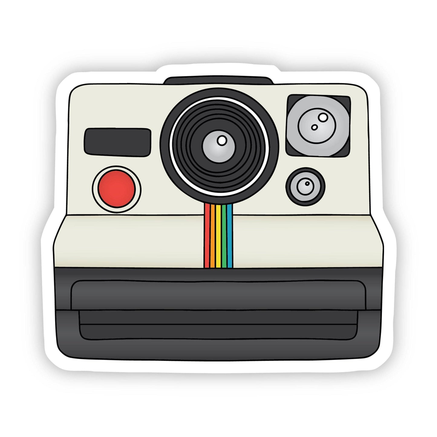 Retro Polaroid Instant Camera Sticker