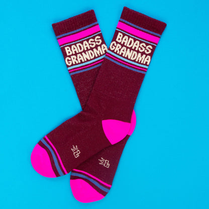 Badass Grandma Retro Crew Socks