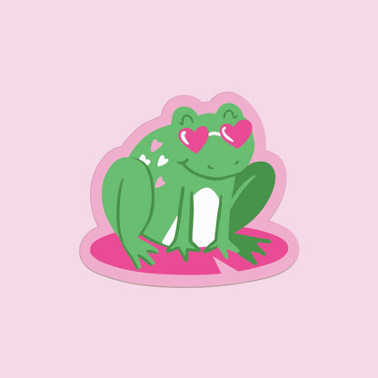 Groovy Frog Sticker