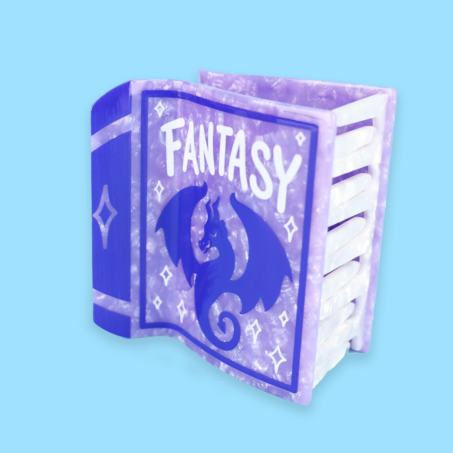 Fantasy Book Claw Clip