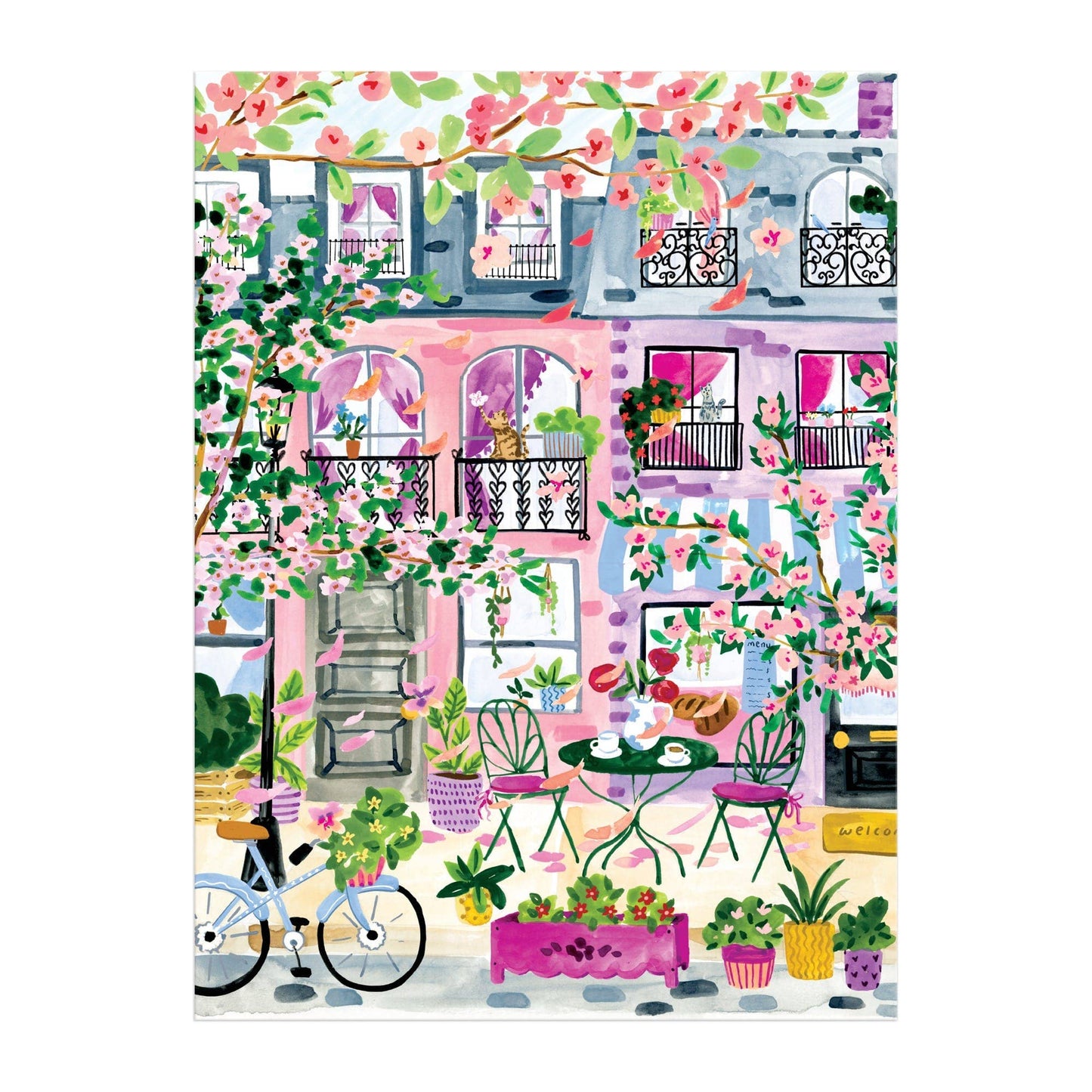 Cherry Lane Blossoms 1000 Piece Puzzle