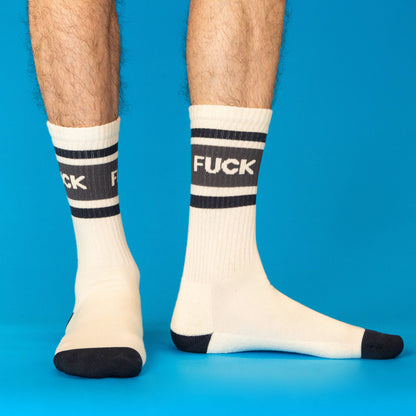 Fuck Retro Crew Socks