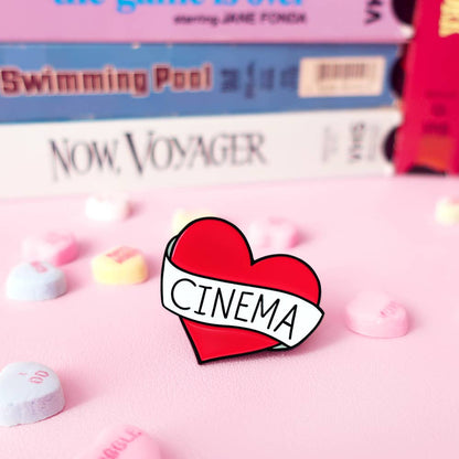 Cinema Heart Pin