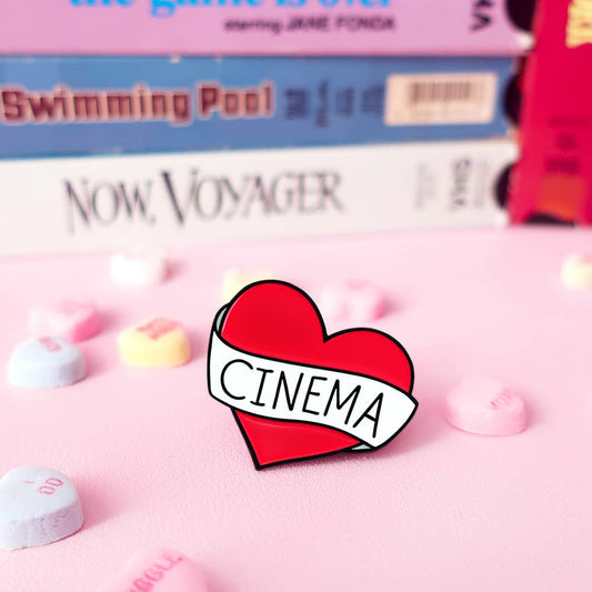 Cinema Heart Pin
