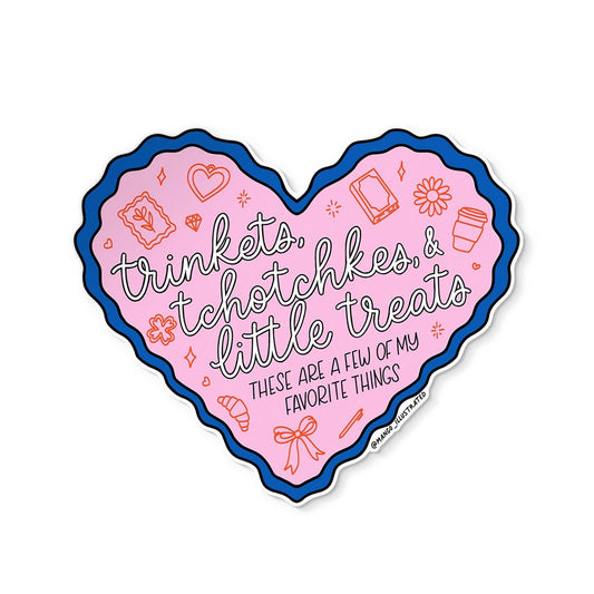 Trinkets, Tchotchkes, and Little Treats Heart Sticker