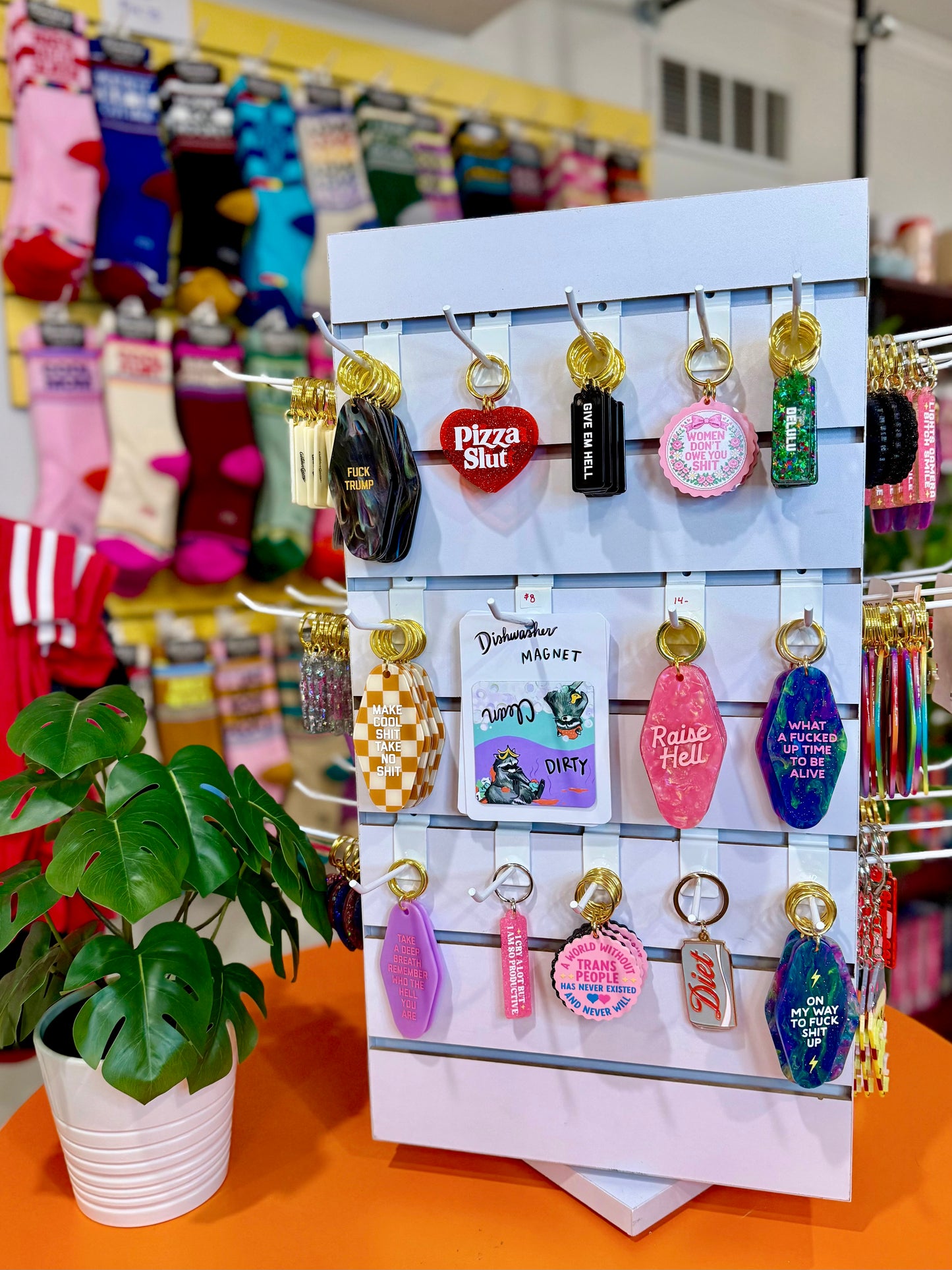 Women Don't Owe You Shit Keychain