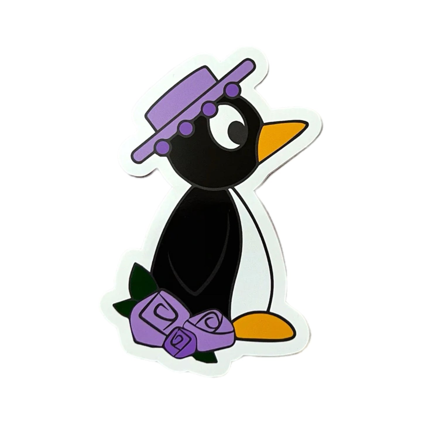 Small World Penguin Sticker