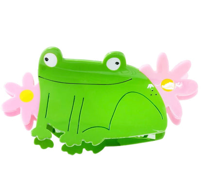 Princess Frog Claw Clip