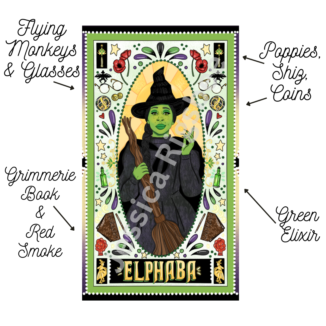 Saint Elphaba Candle