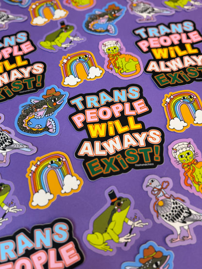 Cowgirl Trout Sticker