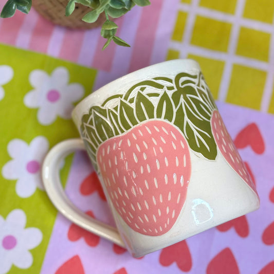 Strawberry Mug (Pink)