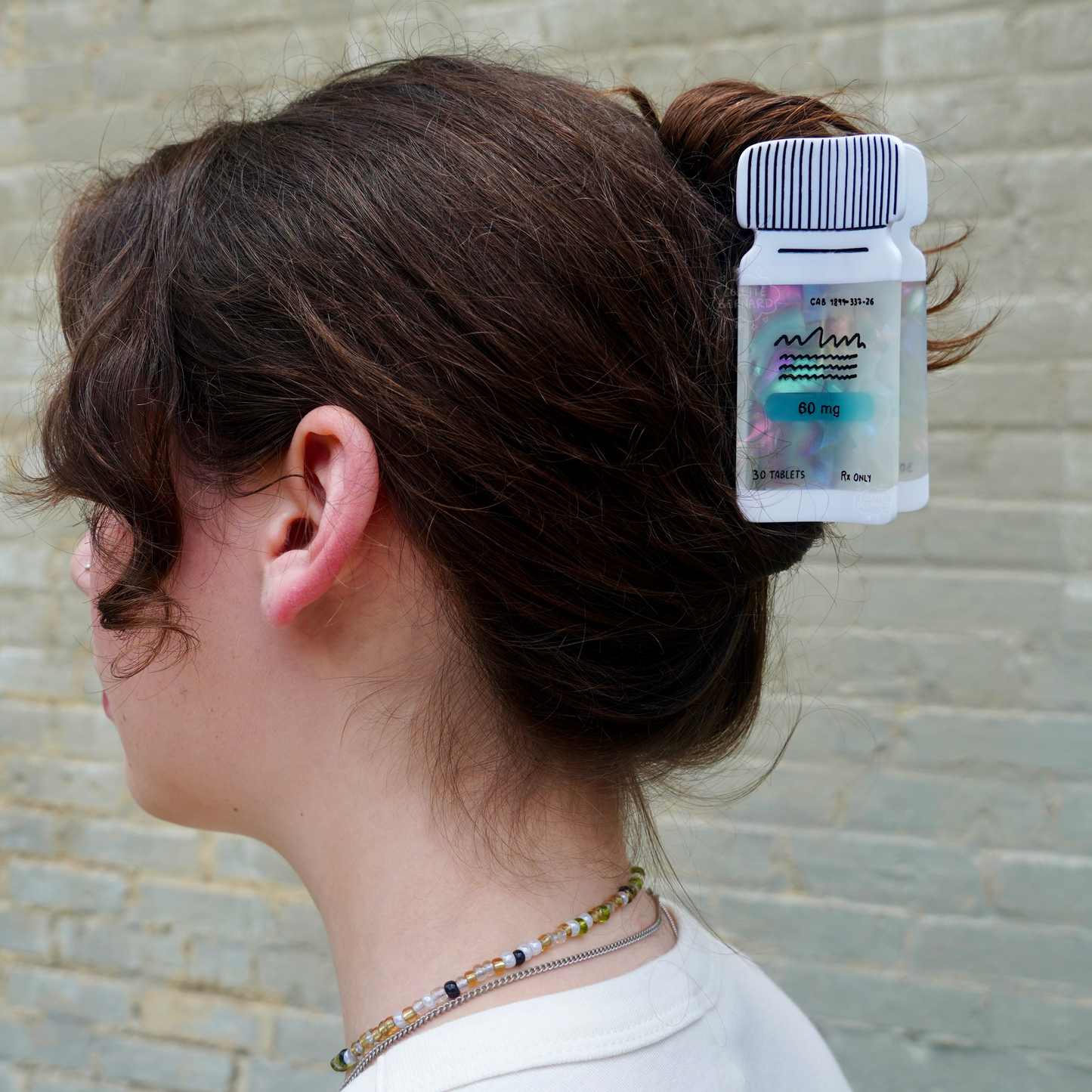 Medicine Bottle Claw Clip