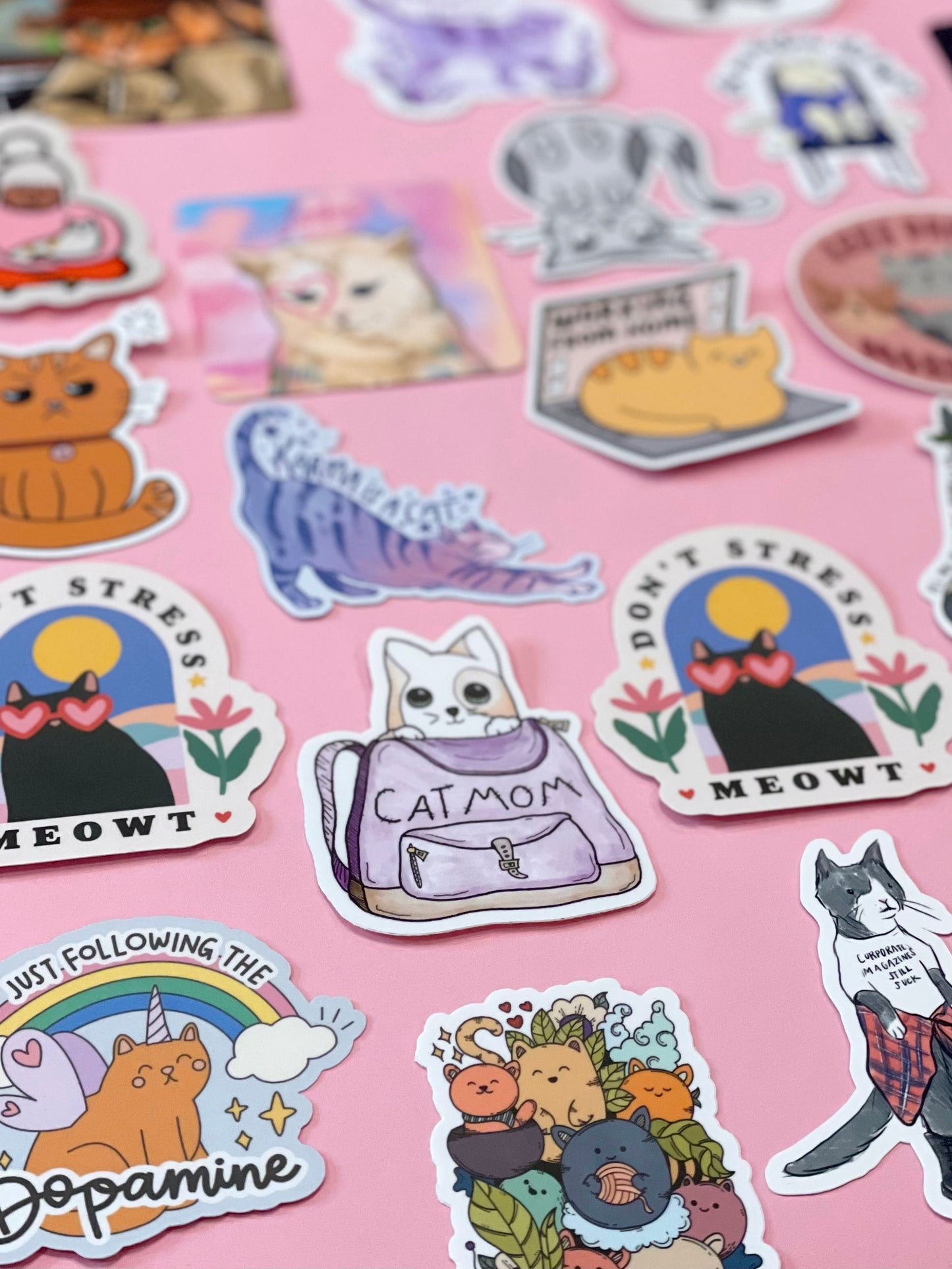 Swiftie Cat "Lavender Haze" Sticker