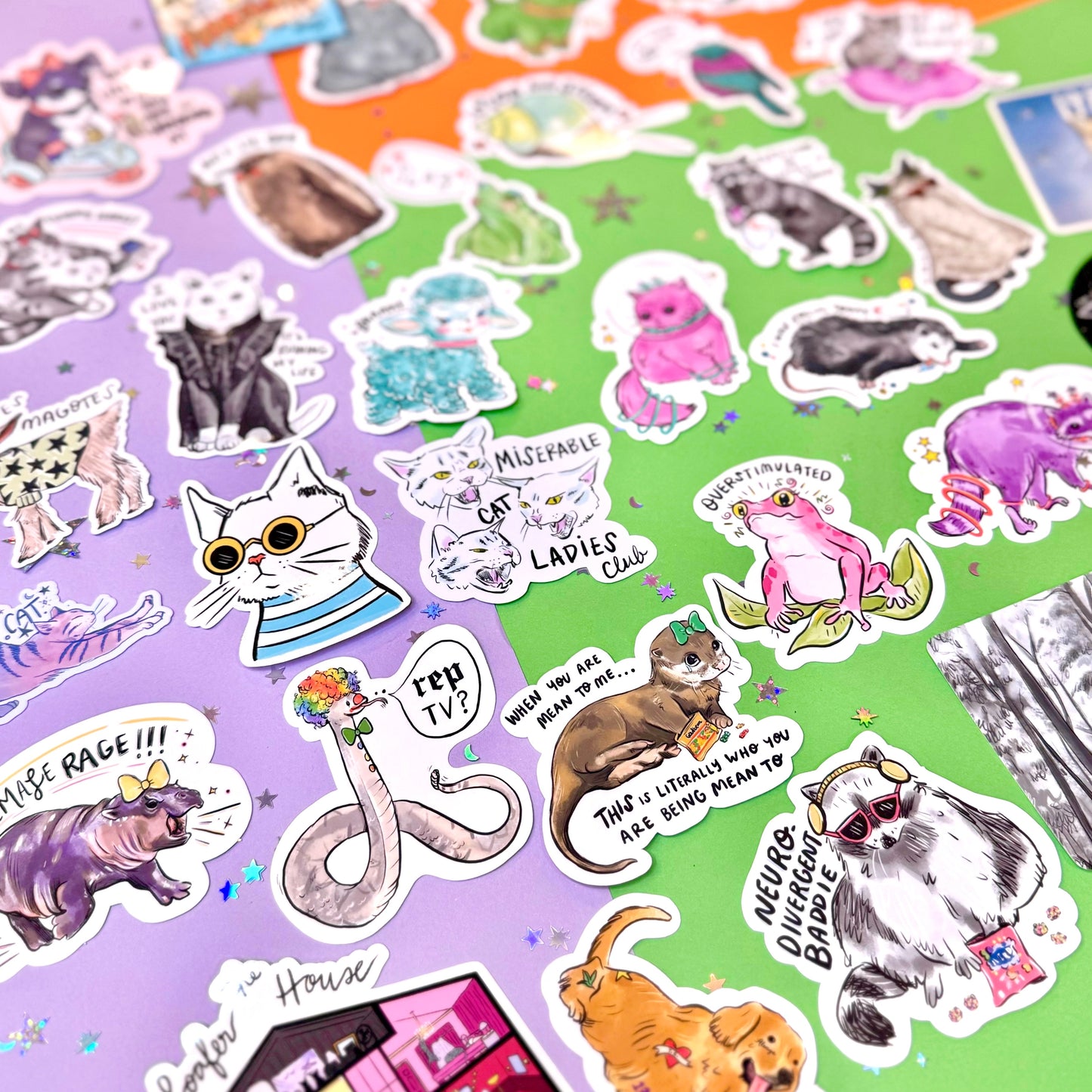 Moo Deng Hippo Sticker