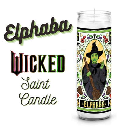 Saint Elphaba Candle