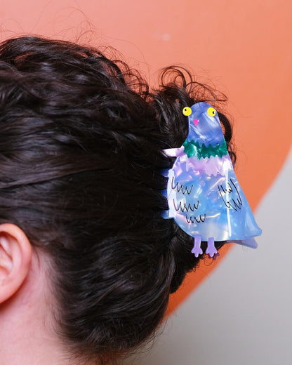 Bird Brain Pigeon Claw Clip