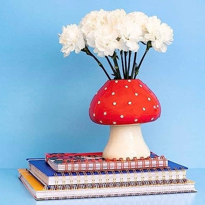 Mushroom Ceramic Vase