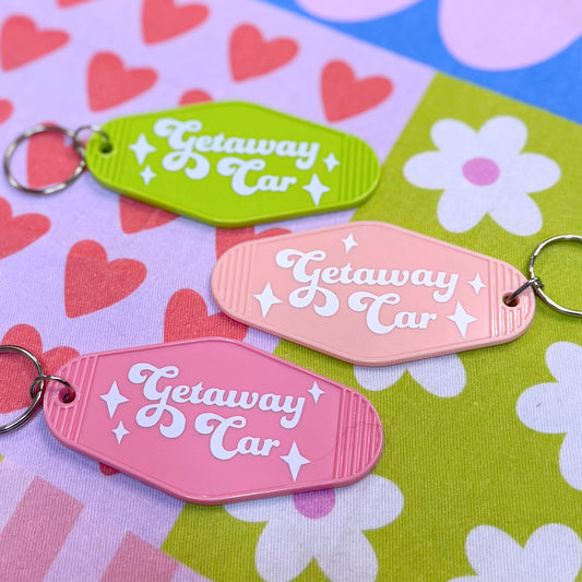 Getaway Car Keychain