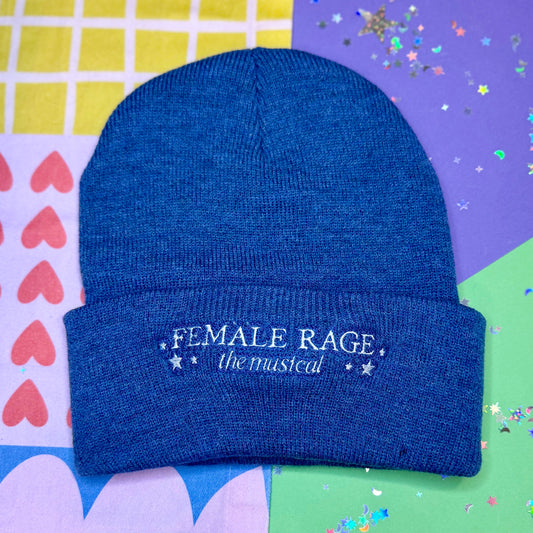 Female Rage: The Musical Beanie (Heather Navy)