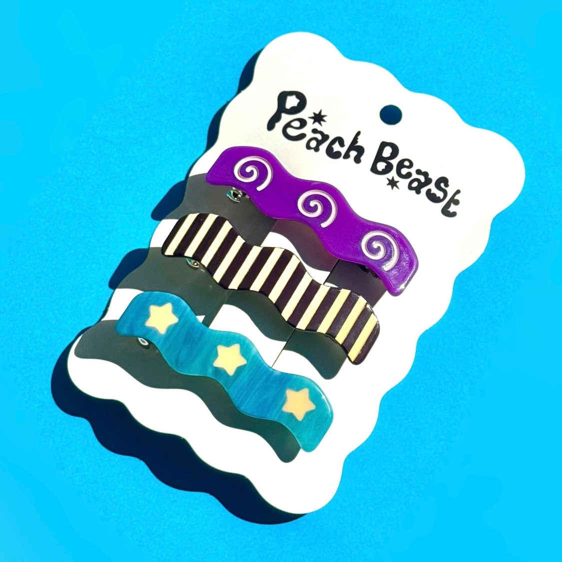Mismatch Barrette Set