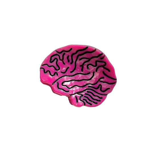 Brain Mini Claw Clip
