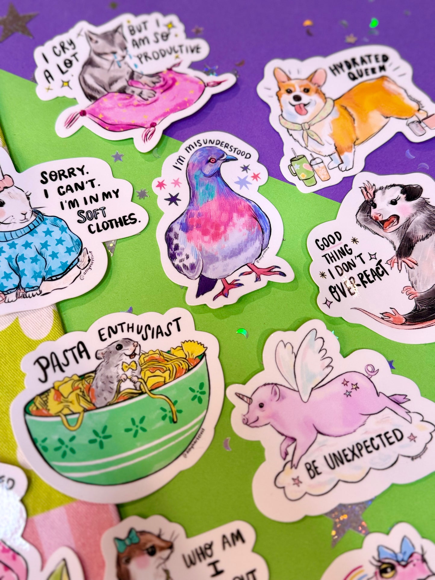 Misunderstood Pigeon Sticker