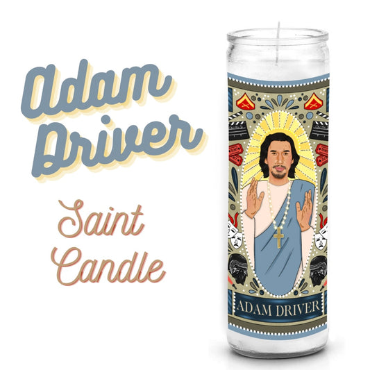Saint Adam Driver Candle